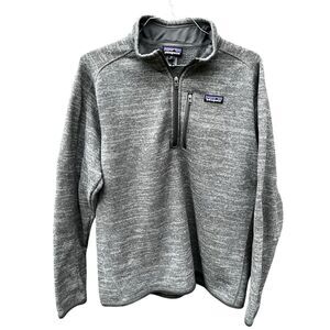 Patagonia Mens Performance Better Sweater 1/4 Zip XL Gray 25523FA19